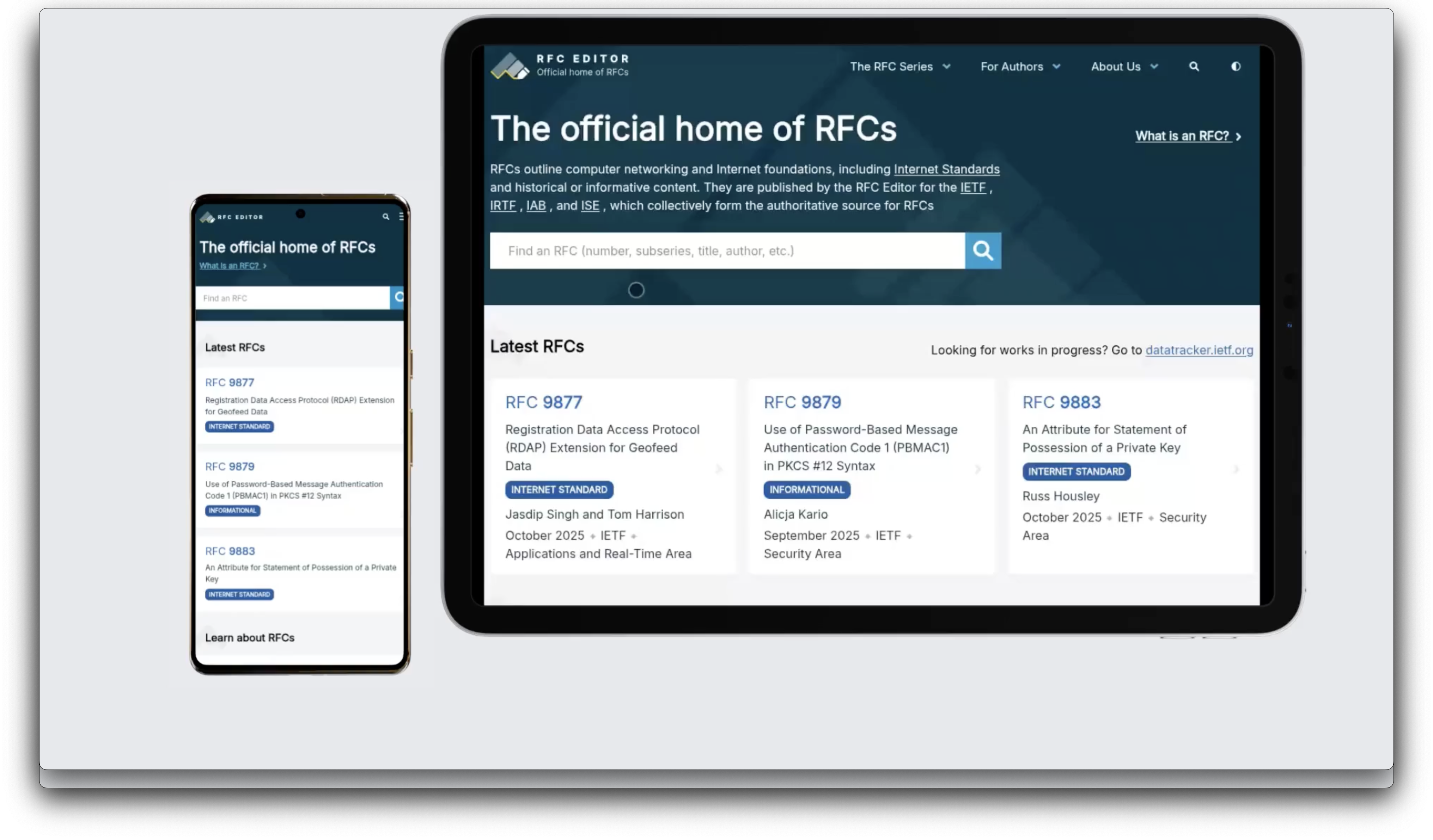 rfc-editor.org-homepage